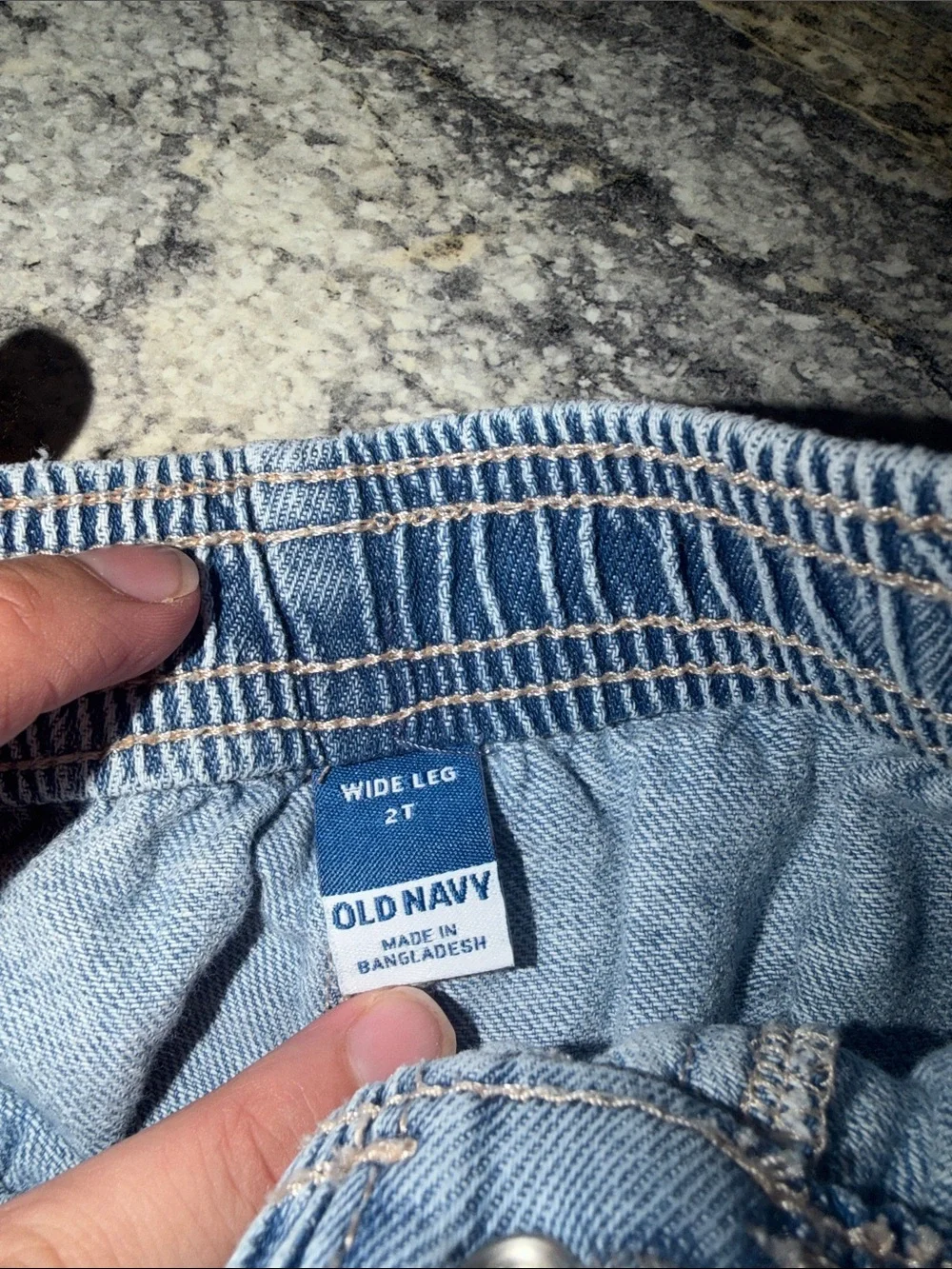 Old Navy ToddlerGirls Three-Pack Denim Pants - Light Blue, Medium Blue, Dark.